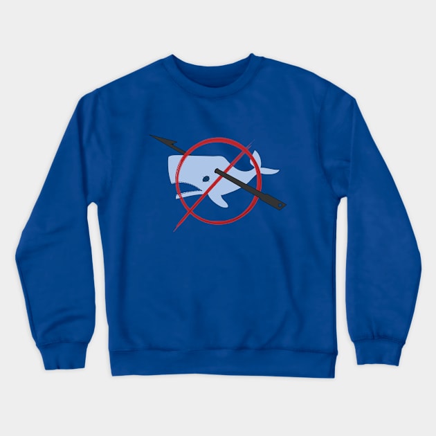 No Whale Hunting Crewneck Sweatshirt by hatch